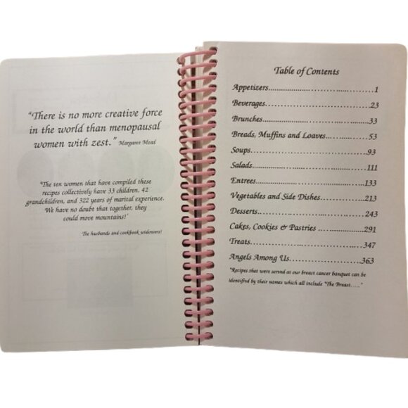 Breast Cancer Canada Tee Shirt Large US L Breast of Friends Cookbooks Vol 1 & 2 - Picture 9 of 16